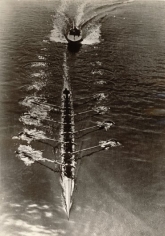 Eight Oarsmen and Motorboat, 1939