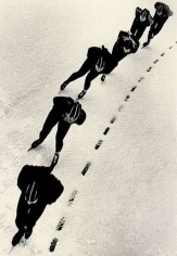 Speed Skaters,&nbsp;1955 14 3/4 x 10 1/2 inches