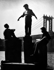 Harold Roth Boys on East River Pier, 1947