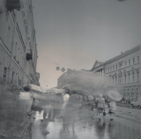 Umbrellas, St. Petersburg, 1995