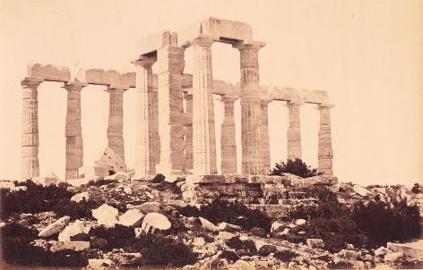 Demetrius Constantine (1886-1954), Temple of Zeus, Sounion, 1858