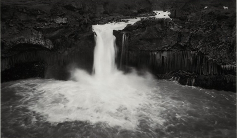 Iceland (Waterfall),&nbsp;1980, Gelatin silver print