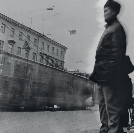 Man at the Tram Stop, Saint Petersburg, 1992