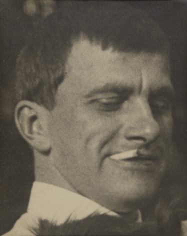 Portrait of Mayakovsky with Scottie, 1924