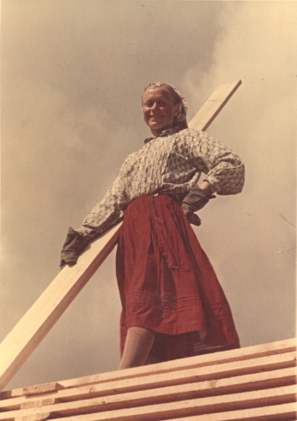 Girl from Arkhangelsk, c. 1950s, Chromogenic print